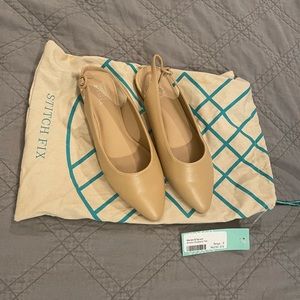 Brand new, never worn size 7 nude flats from Market and Spruce